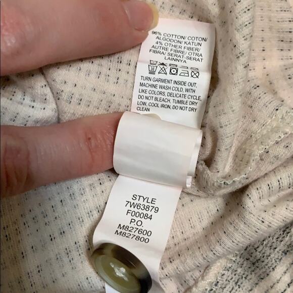 Lucky Brand Belted button down tank top Size Small - Picture 7 of 7